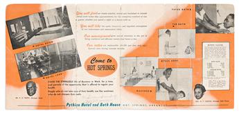 (BUSINESS.) Brochure for Pythian Hotel and Bath House.